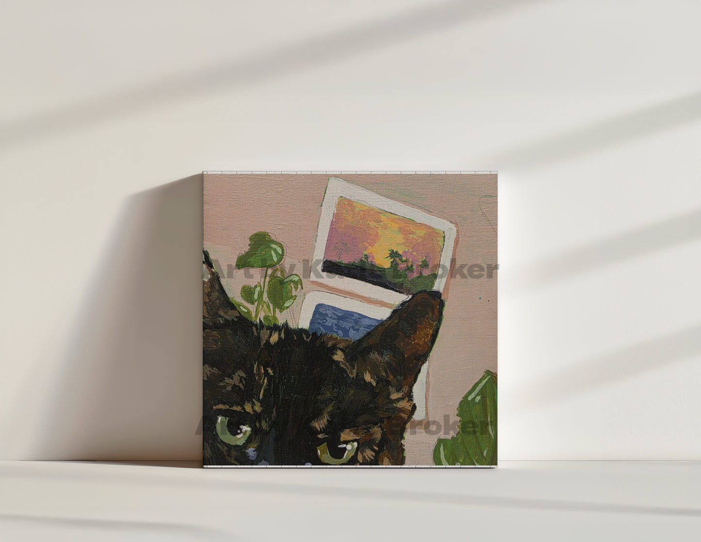 Penny Problem - Wrapped Canvas Print 8x8