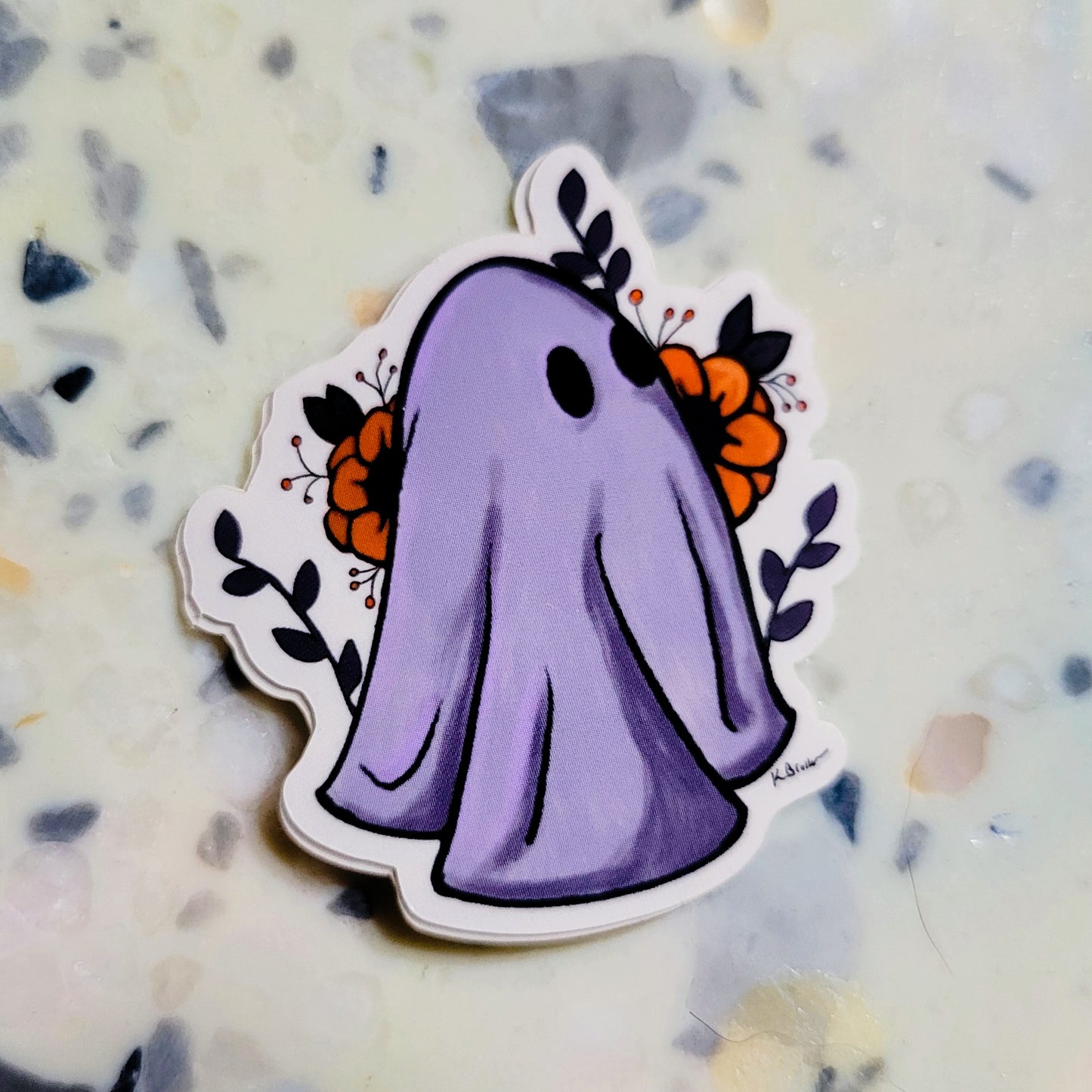 Floral Haunt Sticker