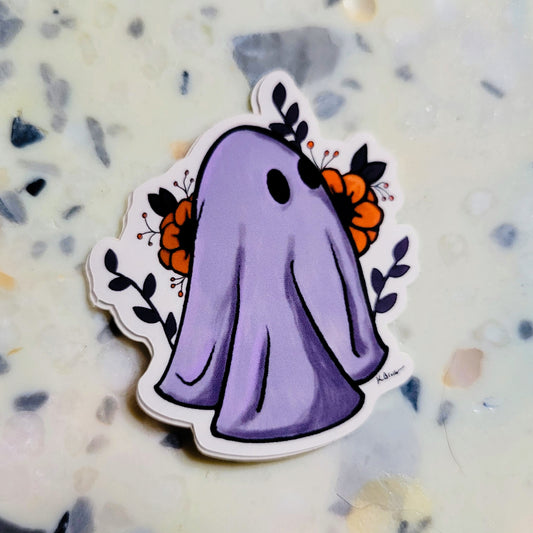 Floral Haunt Sticker