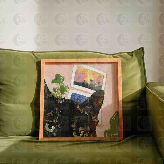 Penny the Plant Killer - Wrapped Canvas Print 8x8